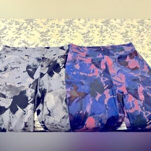 Denim&Co ' Camouflage Leggings - Black and Purple